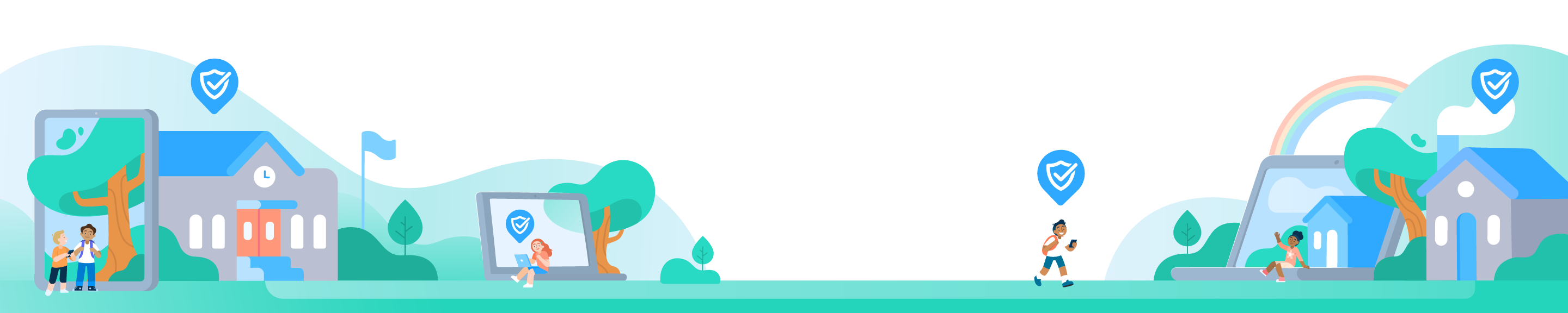 Footer background image
